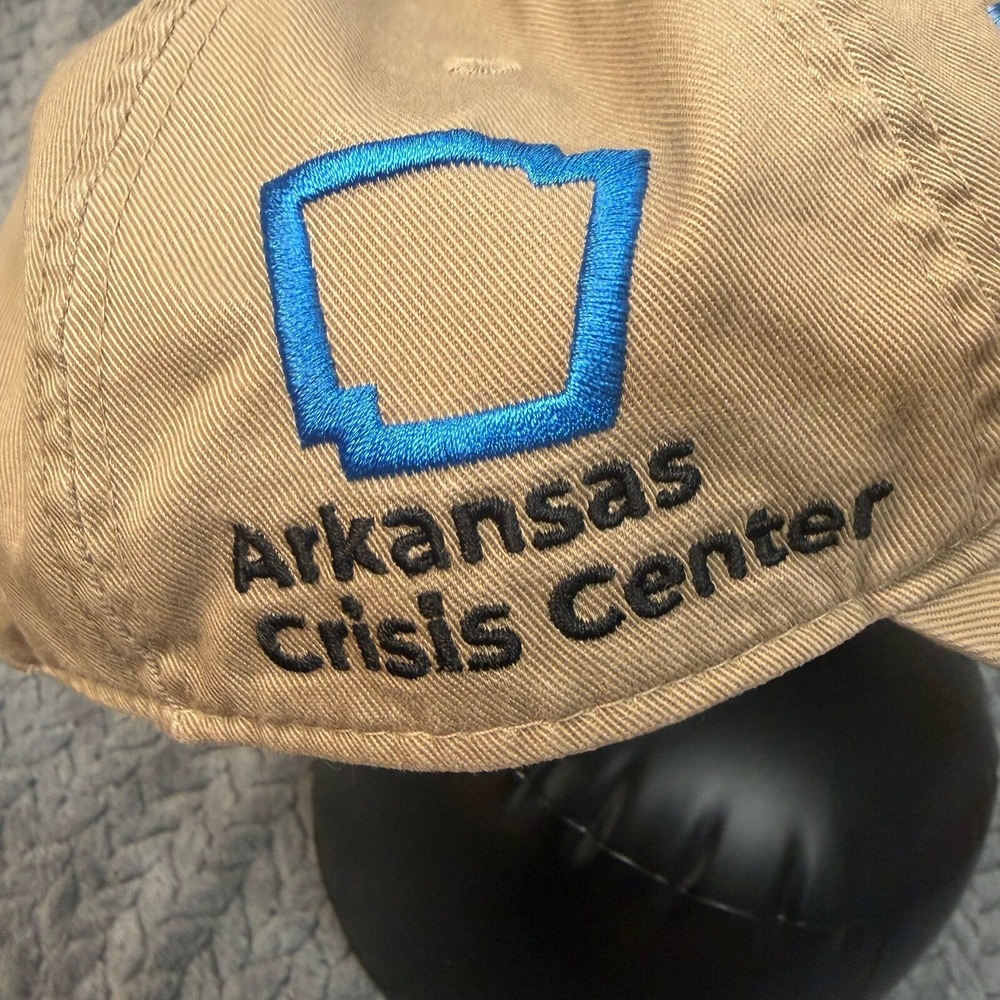 UNBRANDED Hat Challenge for Hope Unisex OS Tan Arkansas Crisis Center Cap - Picture 4 of 7